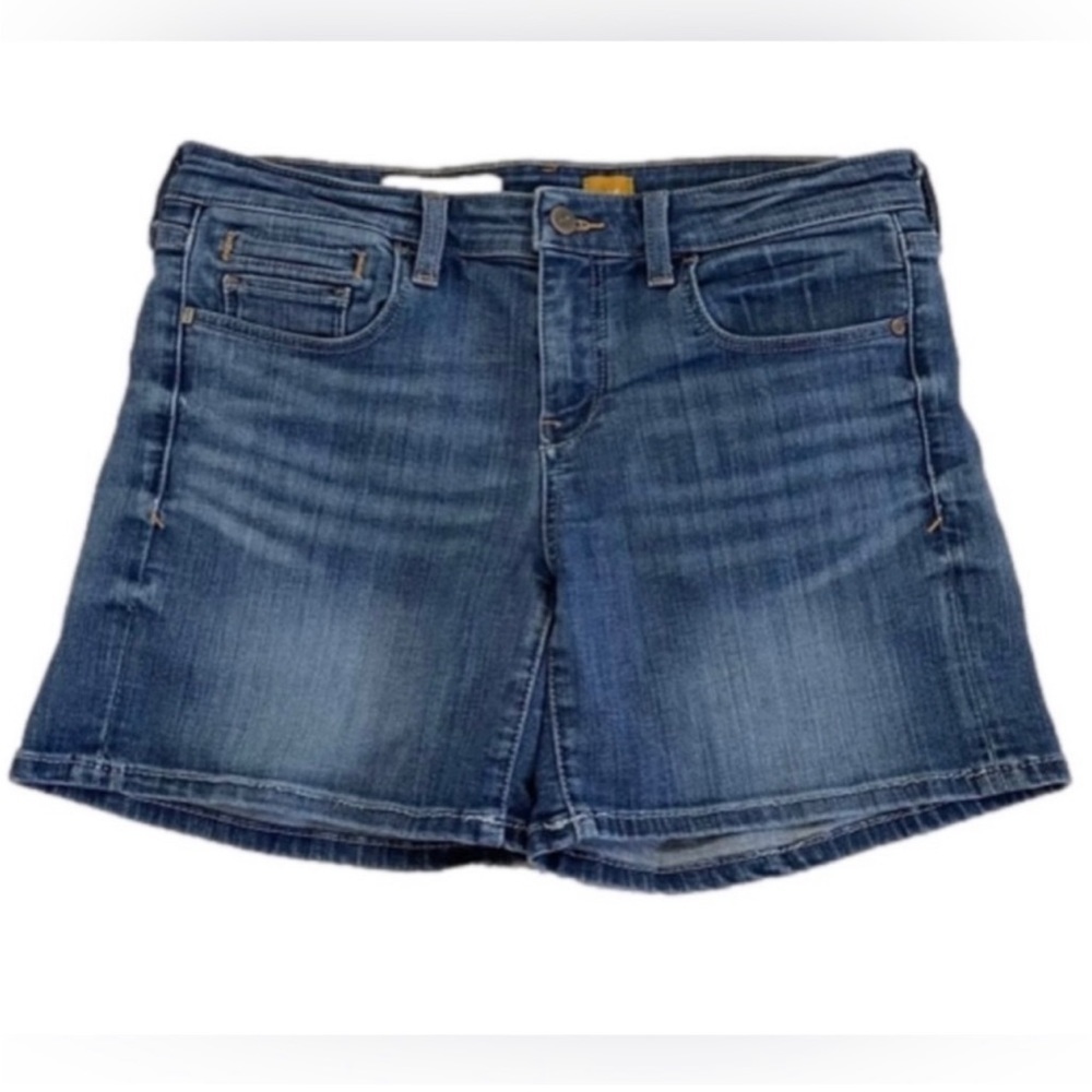 Anthropologie Mid Rise Bermuda Denim 28 Jean Shorts